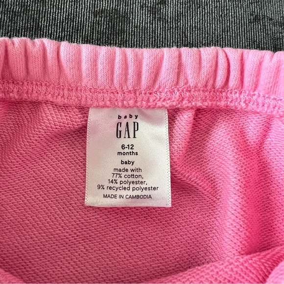 Baby Gap Pink Sweat Pants Size 6-12 Months - Picture 2 of 4